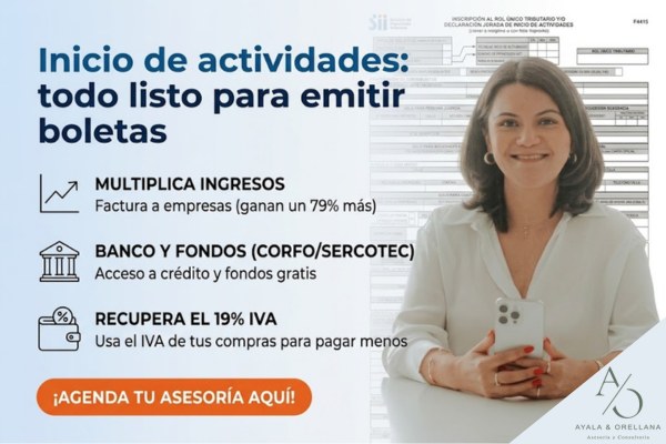 Inicio de actividades desde 1 UF 1 Inicio de actividades, multiplica ingresos, acceso a crédito, recupera el 19% iva, agenda con ao asesorías